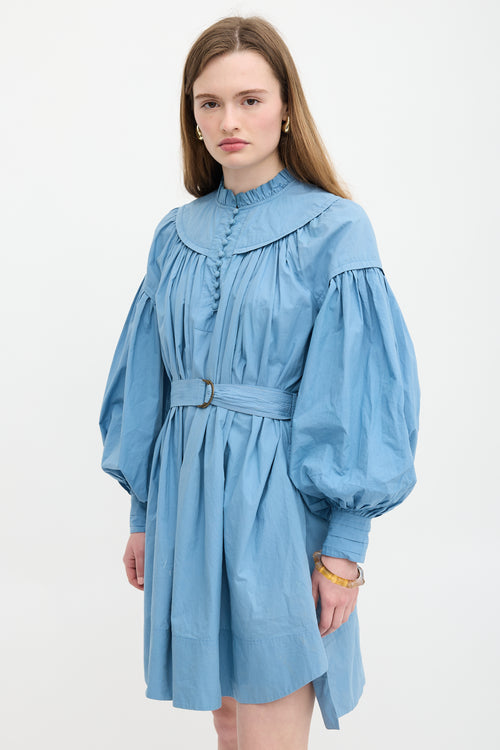 Ulla Johnson Belted Ruffle Dress