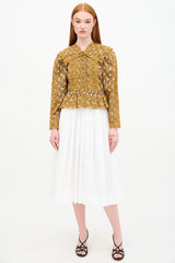 Ulla Johnson Eyelet Floral Shirt