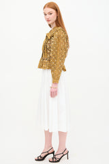 Ulla Johnson Eyelet Floral Shirt