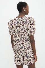Ulla Johnson Floral Puff Sleeve Dress