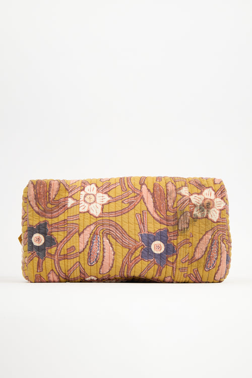 Ulla Johnson Floral Quilted Idalia Weekender Tote Bag