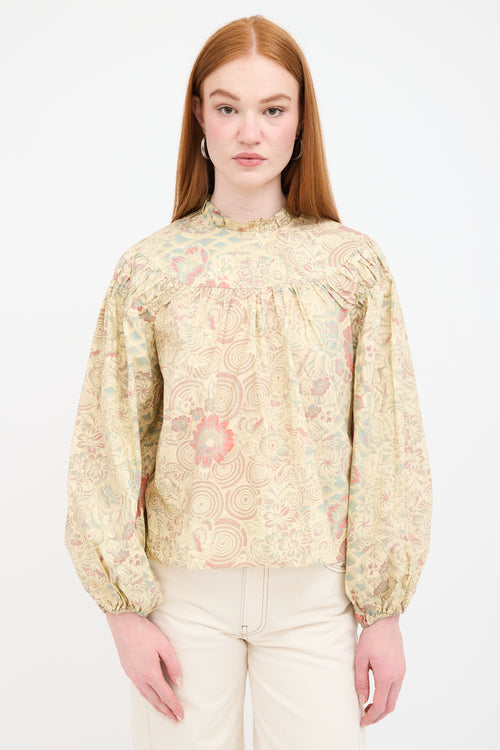Ulla Johnson Floral Ardith Blouse