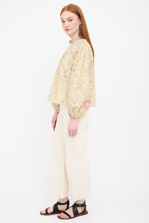 Ulla Johnson Floral Ardith Blouse