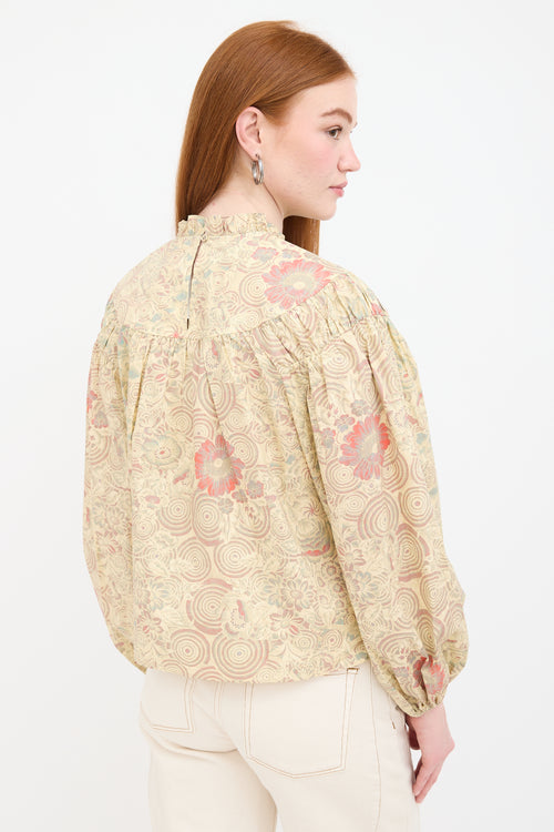 Ulla Johnson Floral Ardith Blouse