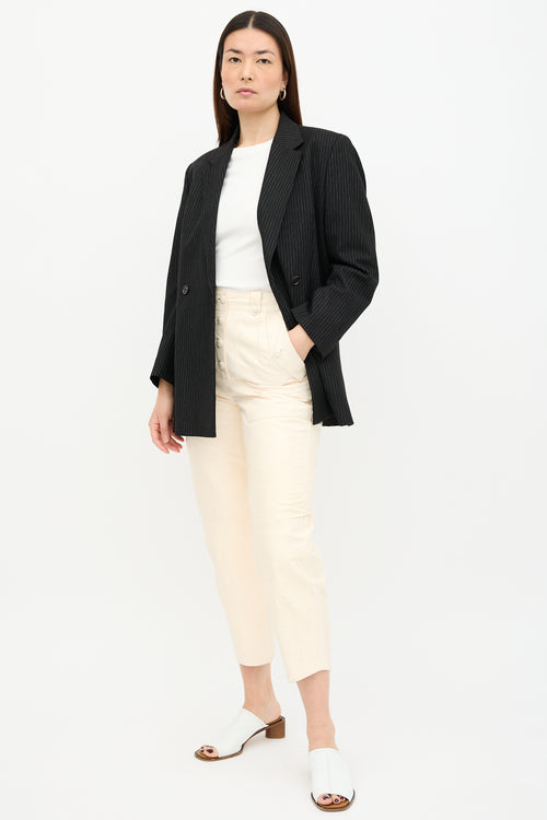 Ulla Johnson Leather Tapered Trouser