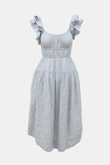 Ulla Johnson Linen Striped Dress
