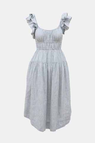 Ulla Johnson Linen Striped Dress