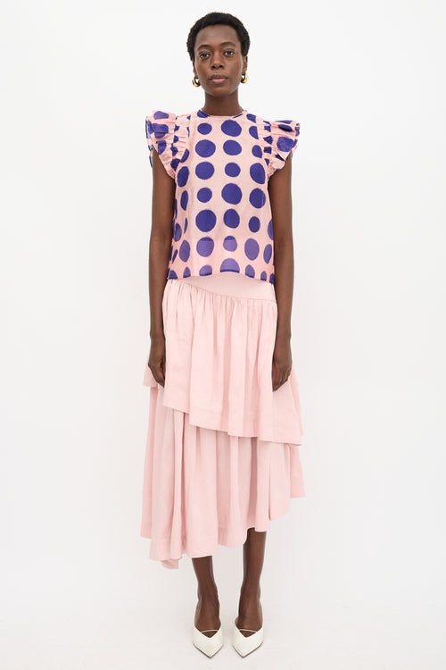 Ulla Johnson Polka Dot Caprice Blouse