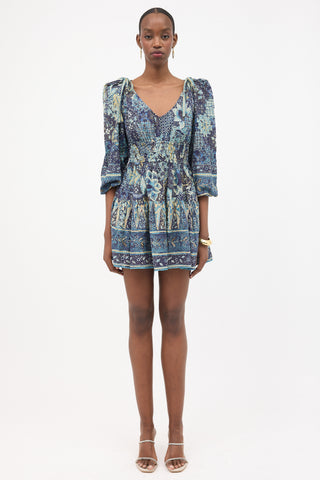 Ulla Johnson Printed Anika Mini Dress