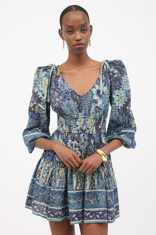 Ulla Johnson Printed Anika Mini Dress