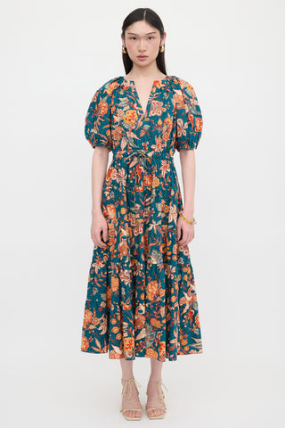 Ulla Johnson Printed Olina Maxi Dress