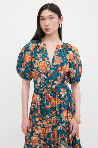 Ulla Johnson Printed Olina Maxi Dress