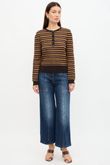 Ulla Johnson Printed Robin Henley Top
