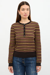 Ulla Johnson Printed Robin Henley Top