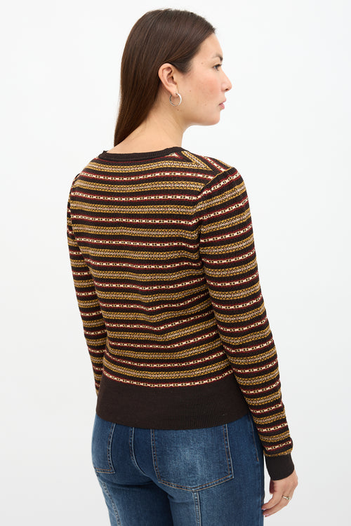 Ulla Johnson Printed Robin Henley Top