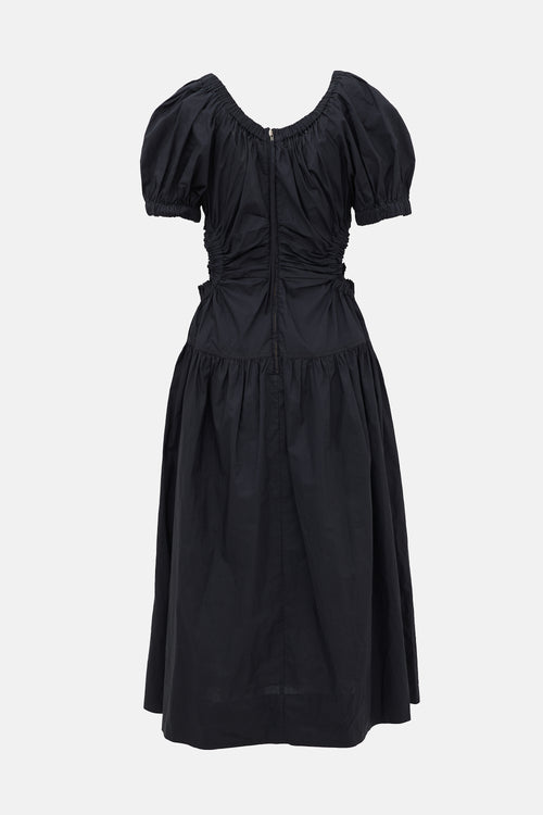 Ulla Johnson Ruched Cutout Golda Dress
