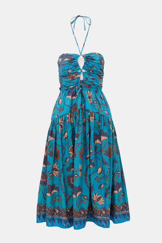 Ulla Johnson Ruched Floral Dress