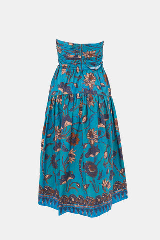 Ulla Johnson Ruched Floral Dress