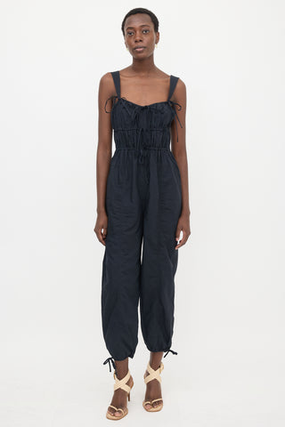 Ulla Johnson Ruched Tie Jumpsuit