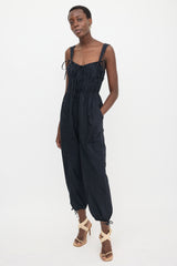Ulla Johnson Ruched Tie Jumpsuit