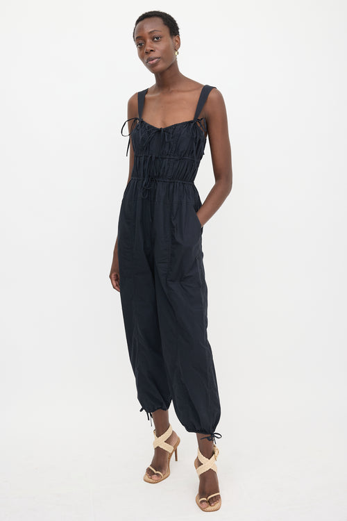 Ulla Johnson Ruched Tie Jumpsuit