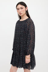Ulla Johnson Silk Crepe Printed Dress