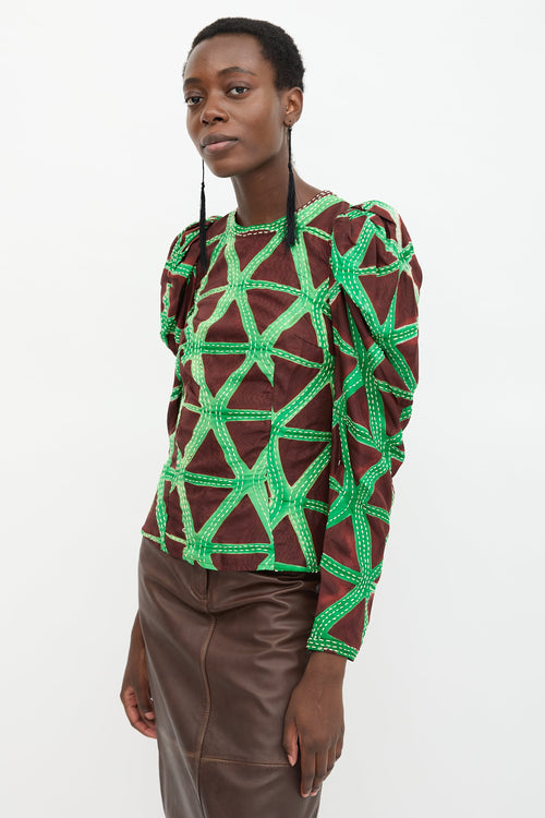 Ulla Johnson Stitched Leyla Blouse