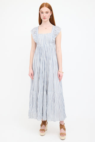 Ulla Johnson Striped Long Dress