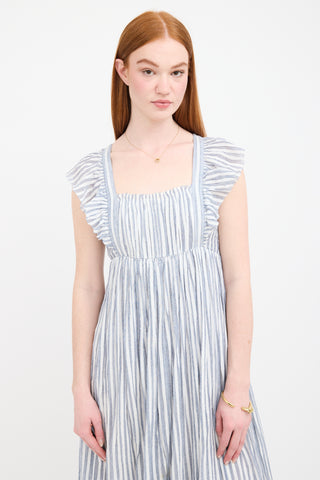 Ulla Johnson Striped Long Dress