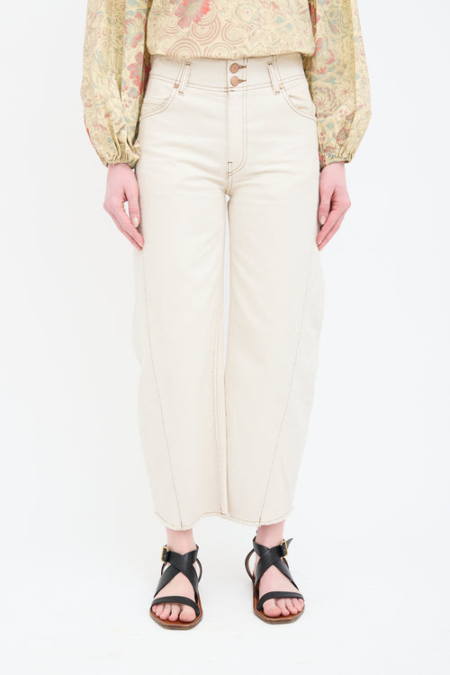 Ulla Johnson Thea Barrel Leg Jeans