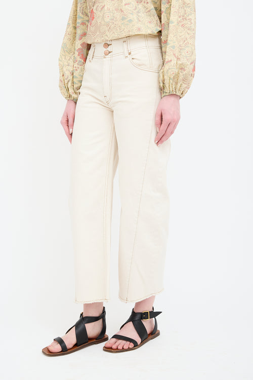Ulla Johnson Thea Barrel Leg Jeans