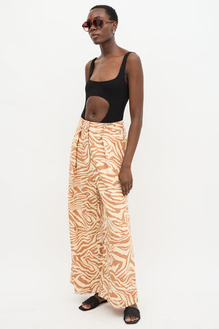 Ulla Johnson Linen Printed Cai Pant