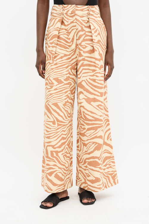 Ulla Johnson Linen Printed Cai Pant