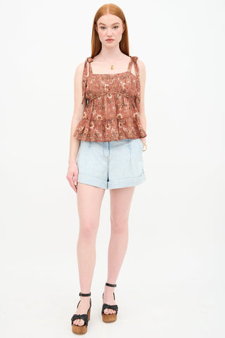 Ulla Johnson Spring 2022 Syma Floral Camisole