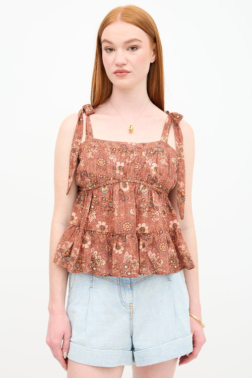 Ulla Johnson Spring 2022 Syma Floral Camisole