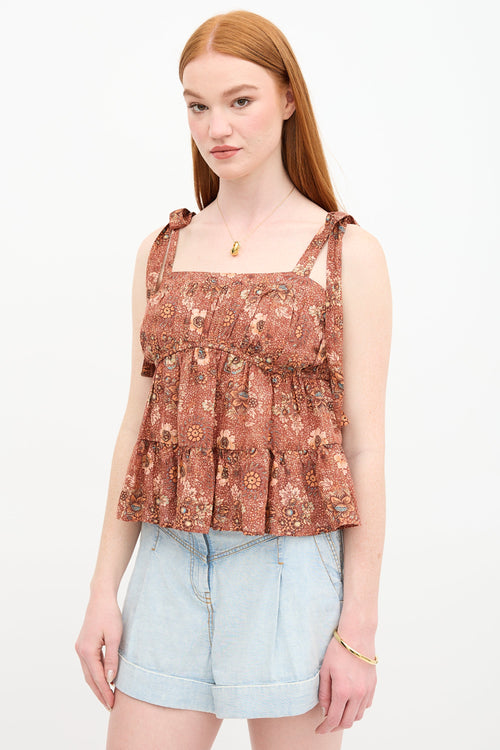 Ulla Johnson Spring 2022 Syma Floral Camisole
