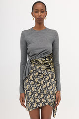 Altuzarra Wool & Silk Draped Hybrid Dress