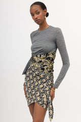 Altuzarra Wool & Silk Draped Hybrid Dress