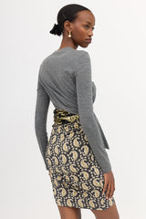 Altuzarra Wool & Silk Draped Hybrid Dress