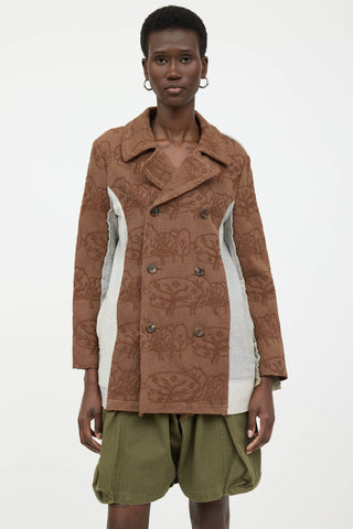 Undercover AW03 Textured Panel Blazer