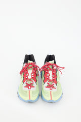 Undercover X Nike Green & Multicolour Mesh React Element 87 Sneaker
