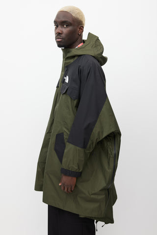 Undercover X The North Face Green & Black Oversized Jacket