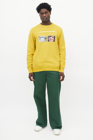 Undercover Yellow & Multicolour A Clockwork Orange Sweatshirt