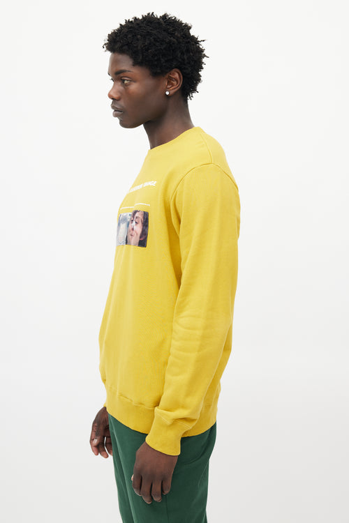 Undercover Yellow & Multicolour A Clockwork Orange Sweatshirt