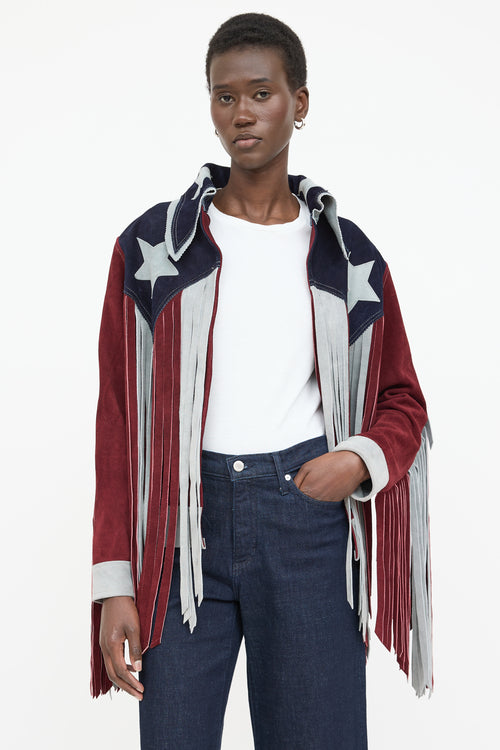 VSP Archive Suede Americana Fringe Jacket