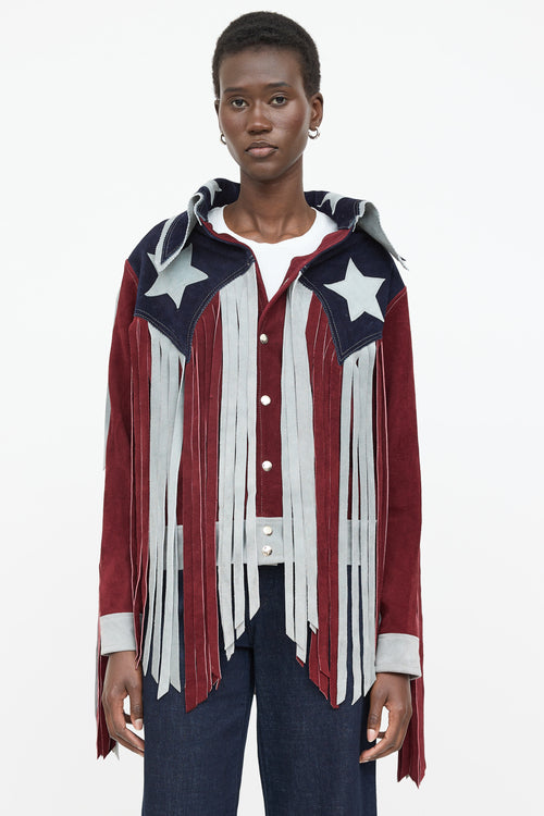 VSP Archive Suede Americana Fringe Jacket