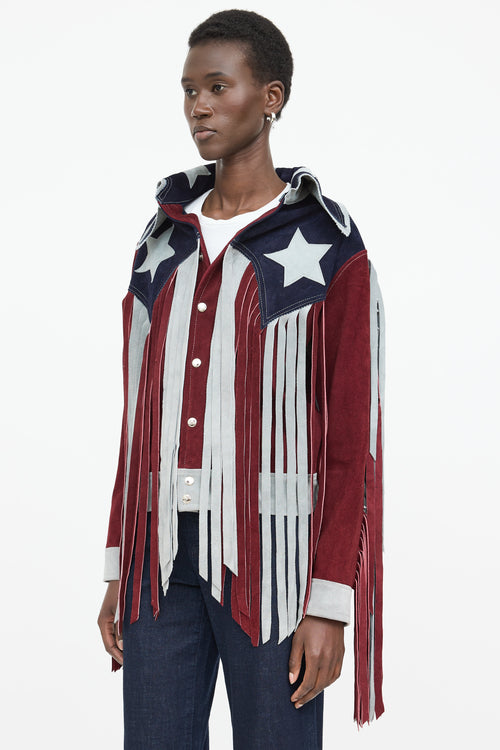 VSP Archive Suede Americana Fringe Jacket