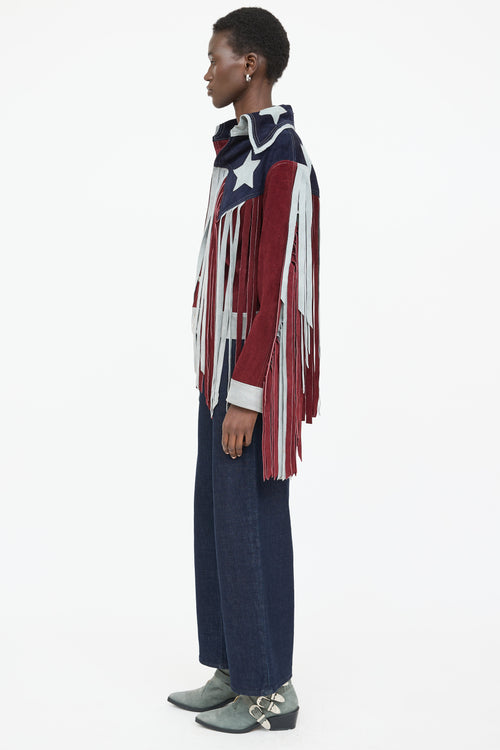 VSP Archive Suede Americana Fringe Jacket