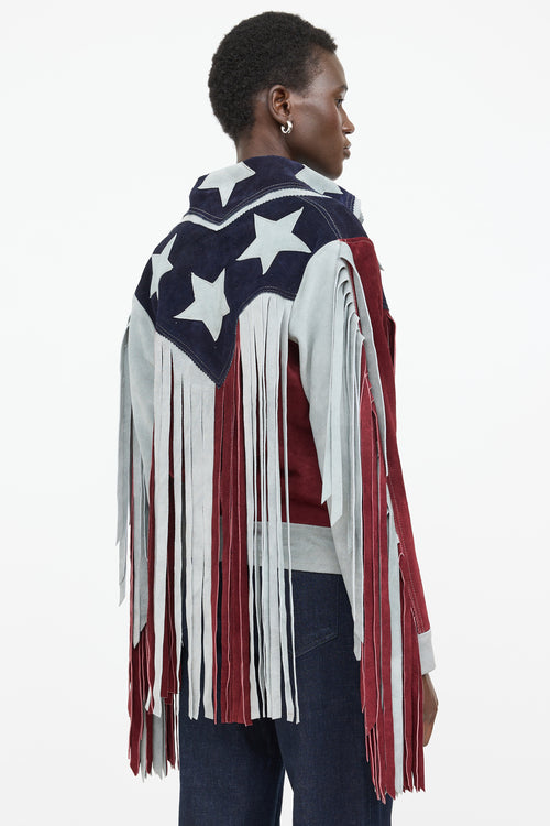 VSP Archive Suede Americana Fringe Jacket