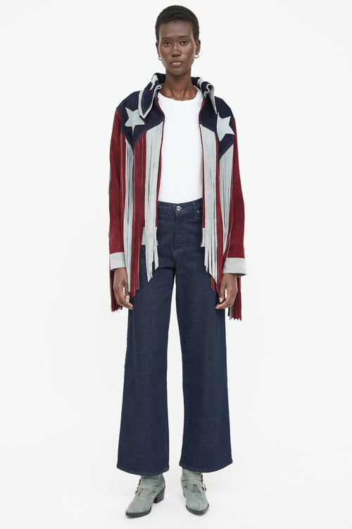 VSP Archive Suede Americana Fringe Jacket